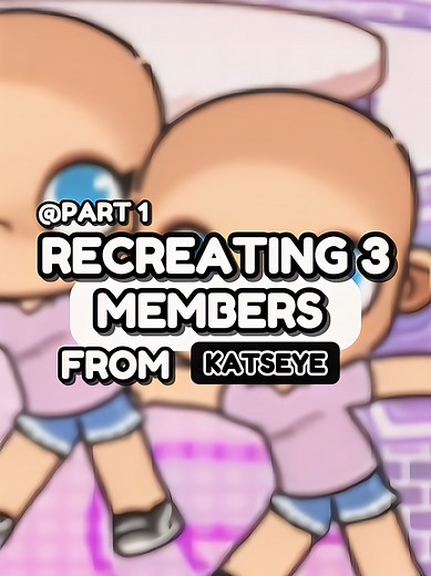 RECREATING 3 members for KATEYES! Part 1 🤩 #avatarworld #kateyes #recreation #idea #fypシ
