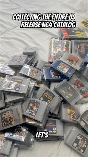 Collecting Every US release N64 game. Here is My Collection. Full Video On My Channel.
