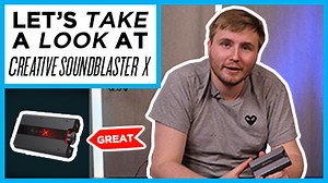 Here's our Quick Look at the Sound BlasterX G6