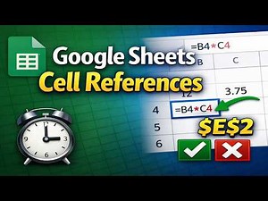 Google Sheets Cell References Explained (Relative vs Absolute)