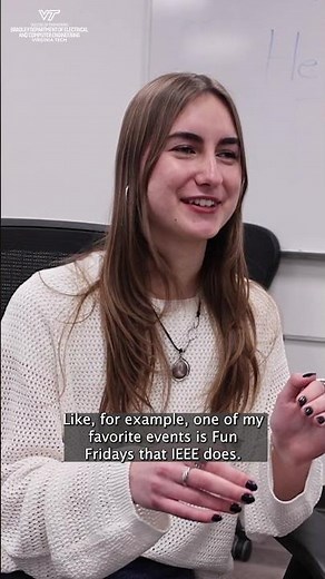 IEEE at Virginia Tech with Sofia! #shorts #engineering #virginiatech