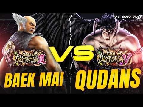 T8 Season 3 ▰ Baek Mai (HEIHACHI) Vs Qudans (DEVIL JIN) !!【Tekken 8 High Level Gameplay】