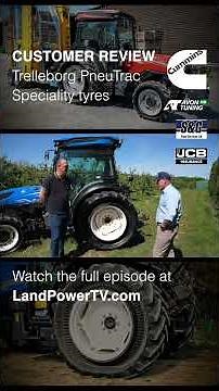 Why this tyre - CUSTOMER REVIEW: Trelleborg PneuTrac speciality tyre technology