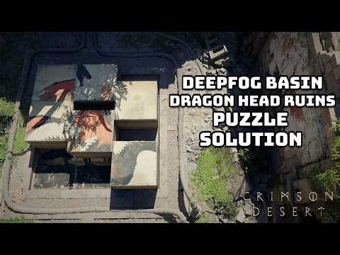 How To Complete Deepfog Basin Dragon Head Ruins Puzzle in Crimson Desert