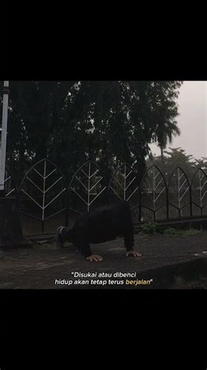 Terus berjalan 🥷🏽 #workout #streetworkout #discipline #pushup #motivasi