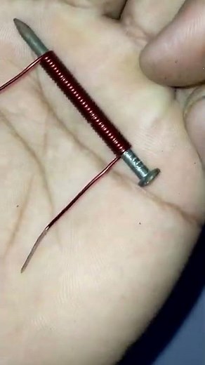 हमने बनाया Electromagnet 😲🔥| Home made magnet #shorts