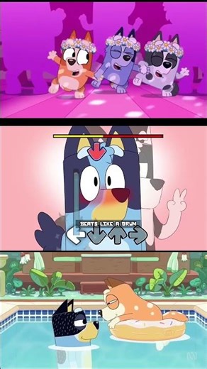 FNF: My Heart Thumps Like a Drum with Bluey & Bingo - FridayNightFunkin Mods! #fnf #myheart #bluey