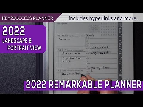 2022 ReMarkable Digital Planner