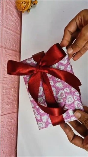 I made this box in no time ! Try this for DIY GIFT packaging 🎁 💝 #papercraft #craftideas