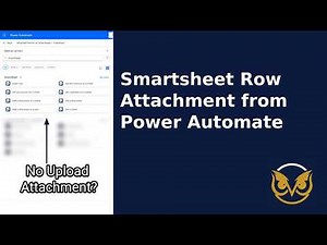 Attach Files to Smartsheet Rows with Power Automate (The Easy Way)