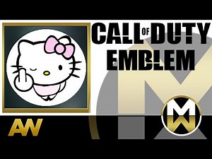 COD Advanced Warfare Emblem Tutorial - Hello Kitty