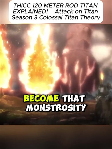 THICC 120 METER ROD TITAN EXPLAINED! Attack on Titan Season 3 Colossal Titan Theory#rodreissturnsintobiggesttitan, #Rodturnsintotitan, #AttackonTitanSeason3, #AttackonTitanSeason3episode9_03