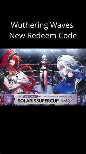 Wuthering Waves New Redeem Code #wutheringwaves #wuwa
