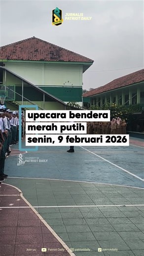 Patriot Daily on Instagram: "Senin, 09 Februari 2026 -Patriot Daily Upacara Bendera Merah Putih, petugas dari kelas 11 TKJ 2, pembina Bapak Toto Junarto, S.Pd SMK Model Patriot IV Ciawigebang kembali melaksanakan kegiatan rutin Upacara Pengibaran Bendera Merah Putih pada hari Senin pagi dengan penuh khidmat. Mereka menjalankan tugasnya dengan baik, mulai dari pemimpin upacara, pembaca teks Pancasila, pembawa acara, hingga pengibar bendera, semuanya tampil disiplin dan percaya diri. Dalam amanatn