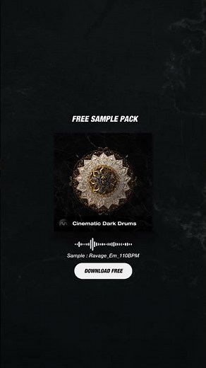 FREE Cinematic Dark Drums Sample Pack - Royalty Free Sample Pack