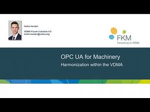 OPC UA for Machinery: Harmonization for the machinery industry