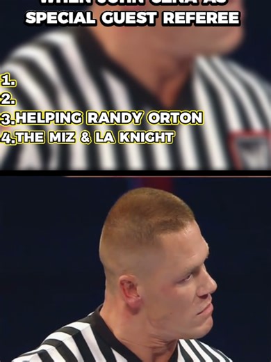 John Cena as Special Guest Referee in WWE Matches
