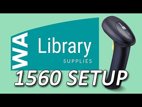 Cipherlab 1560 Wireless Scanner Setup - WA Library Supplies