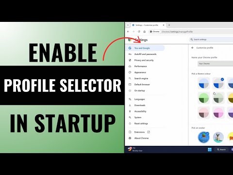 How to Enable Chrome Profile Selector on Startup
