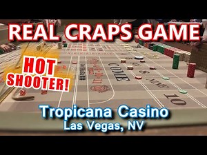 DICE GO AROUND THE TABLE! - Live Craps Game #43 - Tropicana, Las Vegas, NV - Inside the Casino