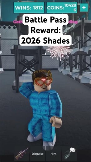 Squid Game X- Battle Pass Rewards: 2026 Shades and Aqua Puffer Outfit (Roblox)