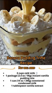 1K views · 16 reactions | Banana Pudding Trifle | Hailee Recipes | Facebook