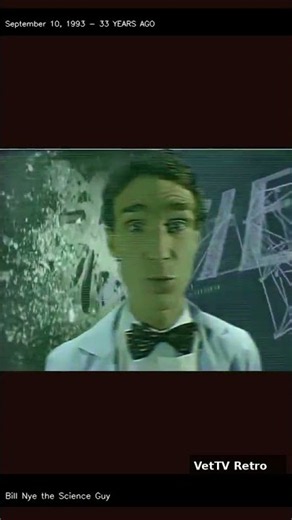 Bill Nye the Science Guy Premiered 33 Years Ago Today (1993) #shorts