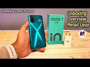Micromax In Note 1 Unboxing Retail Unit Flipkart | Overview In Note 1 | BR Tech Films