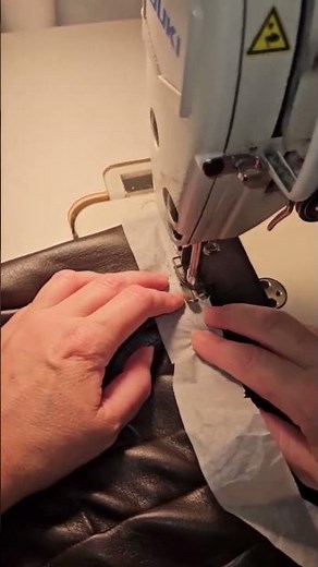 How to Sew Pleather or Leather Without Sticking to the Presser Foot