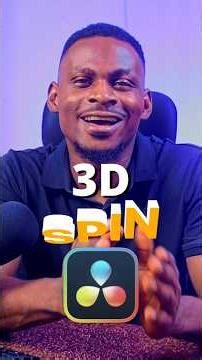 Create Spinning 3D Text Animation