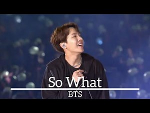 《日本語字幕》BTS(방탄소년단)-So What