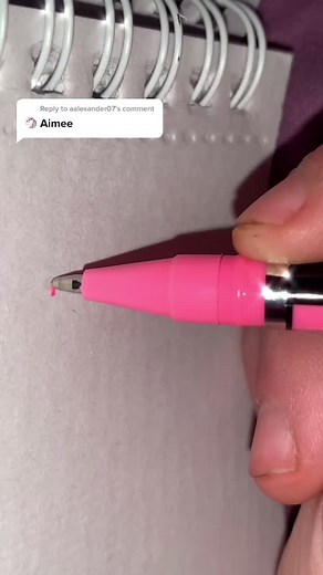 Pen writing on TikTok