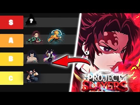 [PROJECT SLAYERS] The OFFICIAL Project Slayers BREATHING Tier List..