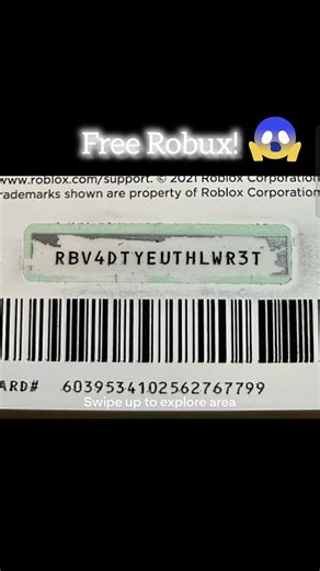 Free Robux gift card!