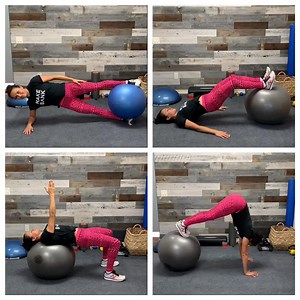 Stronger core with these stability ball core progressions! https://goto.exercisesforinjuries.com/fo40_01_03_25 #CoreStrength #StabilityBallWorkout #StrongerEveryDay | Exercises For Injuries