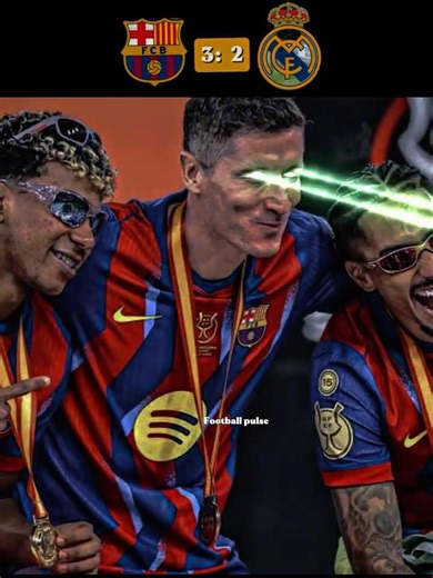 Real Madrid 2-3 Barcelona 💀 EL CLASICO DRAMA #footballshorts #realmadrid #barcelona #realfootball