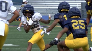 42K views · 550 reactions | Sights and sounds from Day 4 of WVU spring football practice: | MetroNews Sports | Facebook