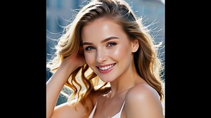 Woman, Flipping Hair, Hair. Free Stock Video