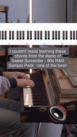 I couldn’t resist learning these chords from the demo of Sweet Surrender - 90s R&B Sample Pack - one of the best! #rnbsamples #90srnbsamplepack #noreply @noreplythecllective Sweet Surrender - 90s R&B Sample Pack https://noreplycollective.com/products/sweet-surrender | Musician Paradise