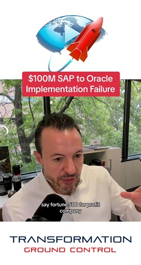 Migrating from one big ERP system to another can be a painful and expensive process. #erpsoftware #erpimplementation #sap #saps4hana #oraclecloud #oraclefusion #digitaltransformation #digitalstrategy #fyp #fypシ
