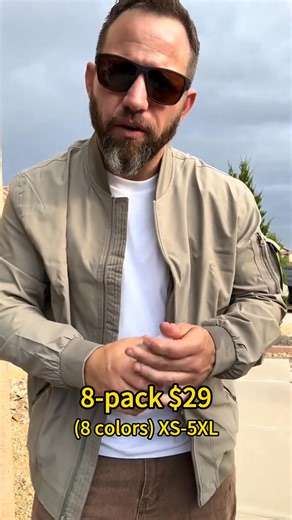 ✈️ This bomber jacket has gravity built into its DNA! ✔️ Nano-windproof fabric—no bulging even when riding against headwinds ✔️ Three-dimensional pockets—fully equipped for boarding passes, passports, and sunglasses ✔️ Lightweight technical materials—zero weight ✔️ Slightly wide cut—saves 20 pounds and still looks sharp #BomberJacket #Men'sOuterwear #OutdoorWear #FallNews #VersatileDesign | 퐅퐚퐬퐡퐢퐨퐧 퐏퐚퐜퐤퐚퐠퐞 퐃퐞퐚퐥 | Facebook