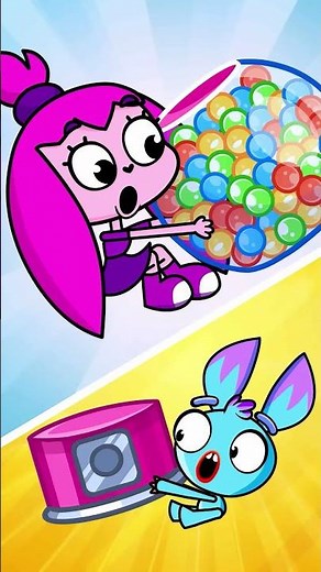 🍬 Sharing the Candy Machine! 🤝 | Fun Lesson with Lily & Chaka | Kids Shorts 🎉