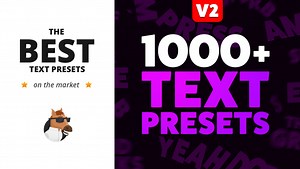 VIDEOHIVE TEXT PRESET PACK FOR ANIMATION COMPOSER V2 (WITH LICENSE) - aedownload.com