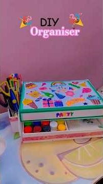 Don't Throw Waste Boxes! ✨ Best Out Of Waste #craft#shorts#youtube shorts#reuse#DIY