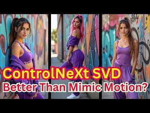 AI Animation ControlNeXt SVD Better Than Mimic Motion? Tutorial & Comparison