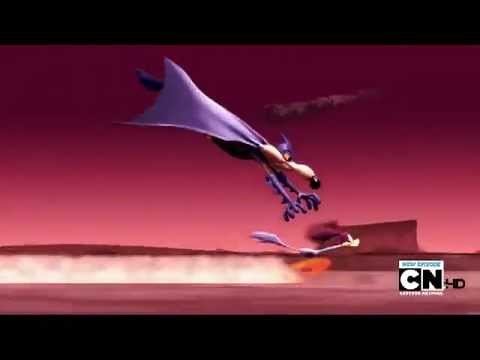 Road Runner - Coyote turns to the Batman.