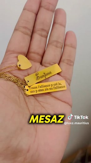 Discover the Hidden Engraving on This Mauritian Necklace