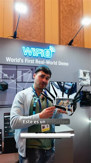 Christian on Instagram: "Wifi 8 con los nuevos routers de Asus en el #ces2026 #gaming #router #asus #wifi8"