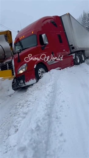 Heavy snow. Zero mercy. ❄️ This is how winter roads are taken back. Follow Snow World for daily snow action. #SnowWorld #SnowStorm #Snowfall #WinterLife #RoadClearing #HeavyMachines #SnowRemoval #ExtremeWeather #SatisfyingVideos #OddlySatisfying #ViralReels #ReelsVideo #Kashmir #MountainRoads #HillLife #WinterRoads #FrozenRoad | SnowWorld