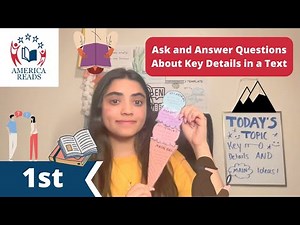 1st Grade Ask and Answer Questions About Key Details in a Text! | Arizona Academic Standard 1.RI.1